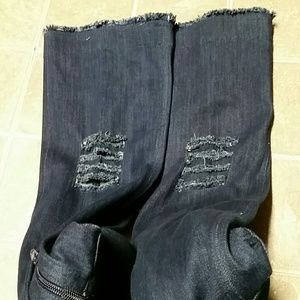 report thigh high boots